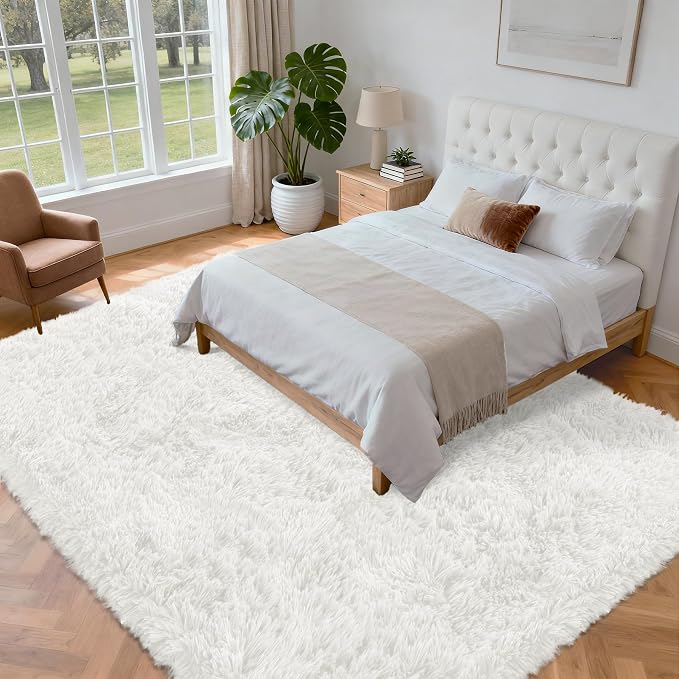 6x9 Area Rug for Living Room: Ultra Soft Fluffy Rug Modern Large Thicked Shag - Image 2