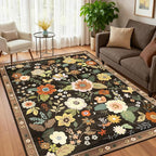RELEANY Floral 3x5 Area Rugs Washable Print Boho Cute Carpet Non Slip Flower - Image 6