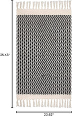 Lahome Belle Boho Bathroom Rugs, Small 2x3 Front Door Mat Lightweight Kitchen - Image 2