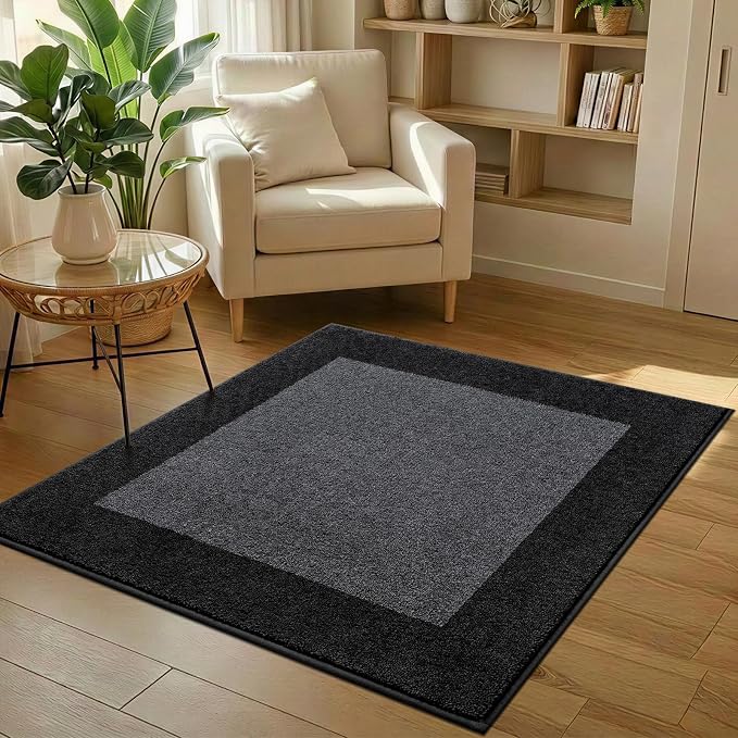 Washable Area Rug 48" x 48", Non Slip Kitchen Rug by Unknown