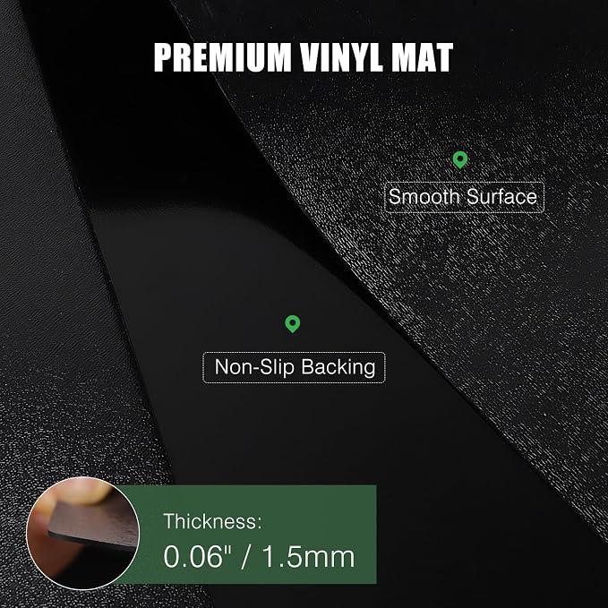 Floor Mat for Living Room, Waterproof Vinyl Floor Mat for Outdoor Indoor - Image 2