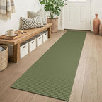 KOZYFLY Cotton 2x6 Washable Runner Rug, Non Slip Runners by KOZYFLY