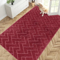PURRUGS Easy Care Area Rug 4.5ft x 7ft, Non-Slip Machine Washable Entry Rug by PURRUGS