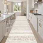 cotiled Hallway 3x10 Runner Rugs: Washable Boho Rugs - Image 8