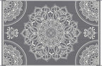 Pauwer Waterproof Outdoor Rug 6x9, Reversible Plastic Straw Patio Camping Rug - Image 9