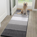 Kitinjoy Indoor Outdoor Door Mat, 59x20 Non-Slip Absorbent Dirt Trapper by Kitinjoy