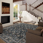 Washable Area Rugs for Living Room: 8x10 Bedroom Rug Vintage Boho Area Rug - Image 2