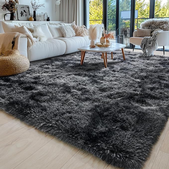 Area Rugs 9x12 for Living Room, Ultra Soft Fluffy Rugs for Bedroom, Non-Slip - Image 5