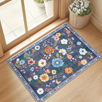 RELEANY Floral 2x3 Area Rugs Washable Print Boho Cute Carpet Non Slip Flower - Image 9