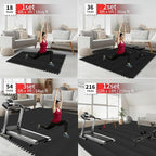 Gym Flooring for Home Gym, 12.6"x12.6"x0.4" EVA Exercise Mats, Puzzle Floor Mat - Image 7