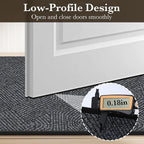 Indoor Door Mat 17"x30", Low-Profile Welcome Front Door Mat Indoor Entrance - Image 3