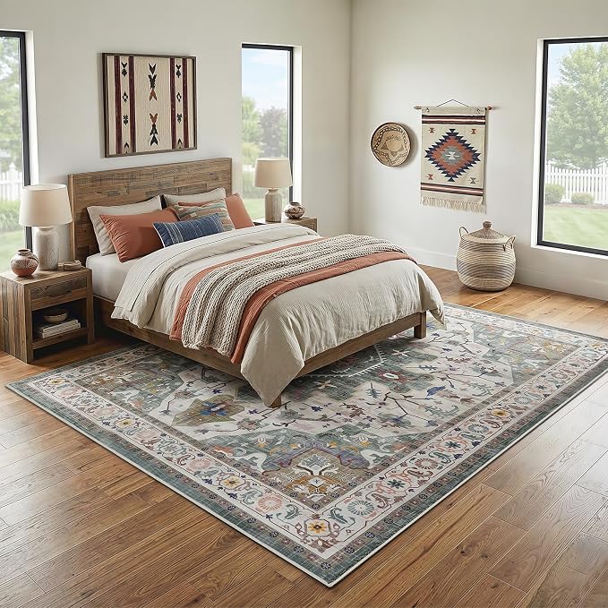 HOOBRO Washable Rug 8 x 10 Area Rugs - Image 5
