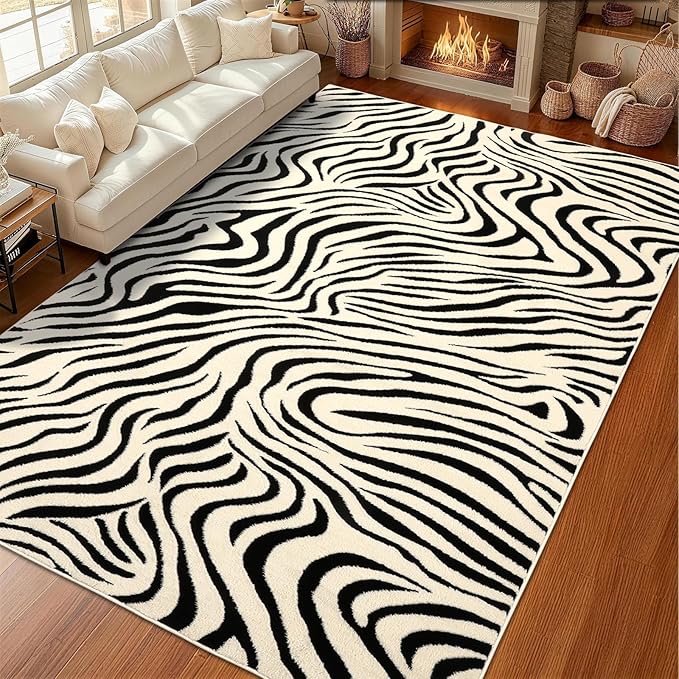 YIHOUSE 9×12 Ft Area Rugs for Living Room: Modern Washable Rug by YIHOUSE