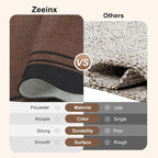 8x10 Scalloped Rug Easy Jute Washable Rug - Image 5