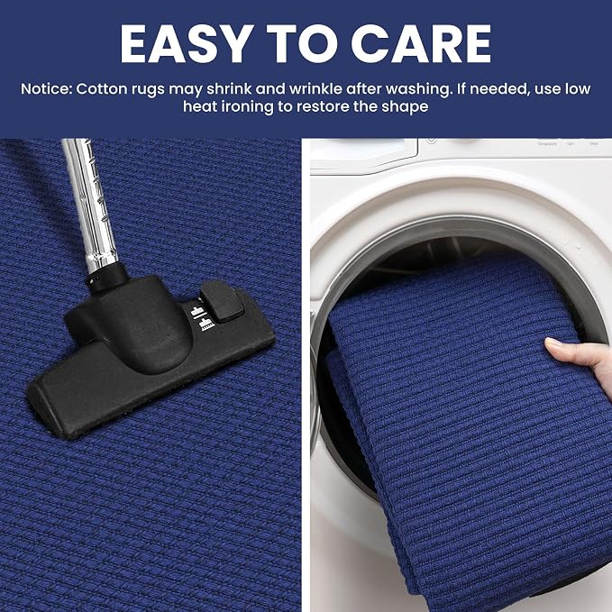 IOHOUZE Washable Exrea Long Hallway Runner Rug 3x20 Non Slip Rubber Backed - Image 4