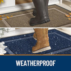 OLANLY Front Door Mat Indoor Outdoor Entrance, Waterproof All-Season, - Image 2