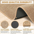 SMILOOL Front Door Mat Indoor Entrance, Dirt Resistant and Absorbent Washable - Image 4