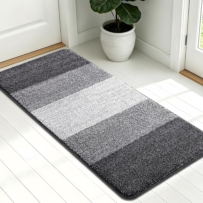 Kitinjoy Indoor Outdoor Door Mat, 54x24 Non-Slip Absorbent Dirt Trapper by Kitinjoy