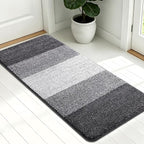 Kitinjoy Indoor Outdoor Door Mat, 54x24 Non-Slip Absorbent Dirt Trapper by Kitinjoy