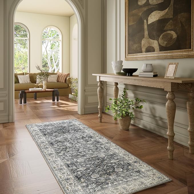 Runner Rug Washable Kitchen Runner: 2'x 6' Hallway Runner Rugs Stain Resistant - Image 5