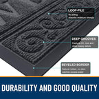 OLANLY Welcome Door Mat Indoor Outdoor Entrance, Heavy Duty Sturdy Front Door - Image 9