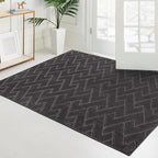 PURRUGS Easy Care Area Rug 4ft x 6ft, Non-Slip Machine Washable Entry Rug - Image 3