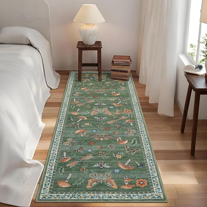 ROYHOME Mushroom Insect Rug 2x6 Runners - Image 3