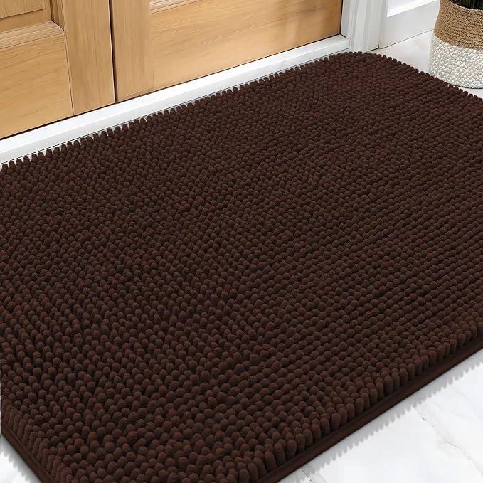 OLANLY Dog Door Mat for Muddy Paws 32x20, Absorbs Moisture and Dirt, Absorbent by OLANLY