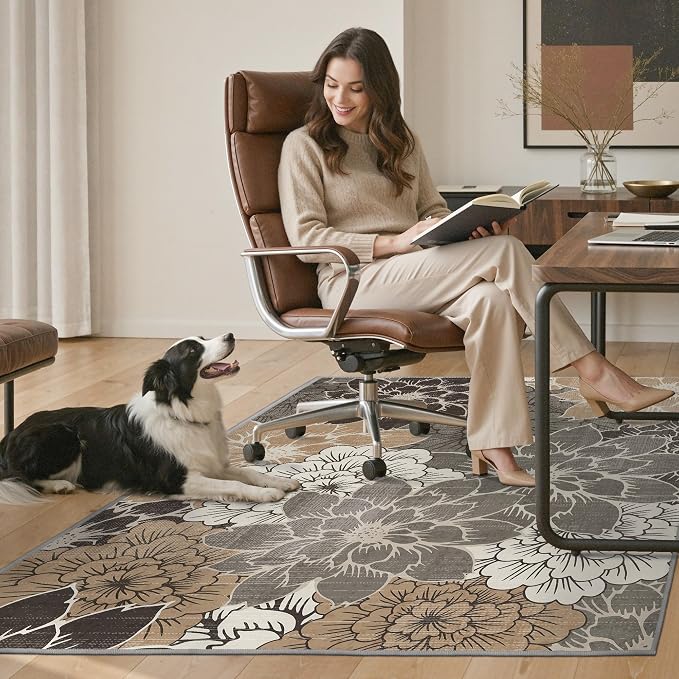 48"x72" Office Chair Mat for Hardwood Tile Floor, Under Desk Carpet Protector - Image 7