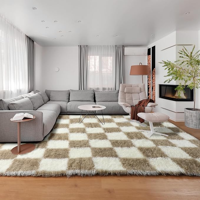 KICMOR Rugs for Living Room 7x10 Area Rug, Soft Plush Rug for Kids Boys Girls - Image 9