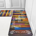 HEBE Anti Fatigue Kitchen Rugs Set of 2, Non Slip Cushioned Kitchen Mats by HEBE