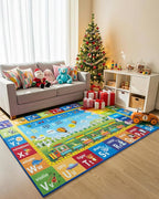 Unirea 4x6 Kids Rug for Playroom Bedroom Living Room, Washable Educational Play - Image 7
