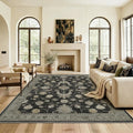 8x10 Area Rug for Living Room-Vintage Farmhouse Boho Floral Washable Stain by Unknown