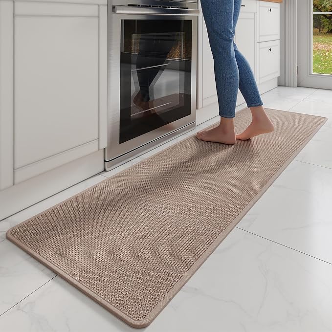 YDKGL Kitchen Mats for Floor, Super Absorbent Kitchen Rugs Non Slip Washable by YDKGL