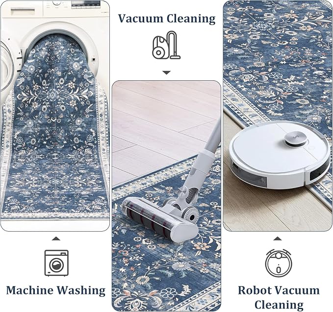 Yamaziot Washable Area Rug 3x5 – Small Non Slip Boho Area Rug - Image 4