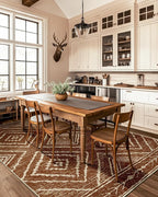 BESTSWEETIE Area Rug 4x6 Rug Machine Washable Non-Slip Low Pile Print Pattern - Image 6