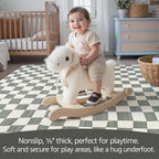 jinchan 6x9 Checkered Area Rugs - Image 4