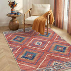 BESTSWEETIE Area Rug 2x4 Rug Machine Washable Non-Slip Low Pile Print Pattern - Image 8