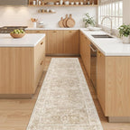 Madane Washable Runner Rug 2x6, Kitchen Hallway Runner Rug by Madane