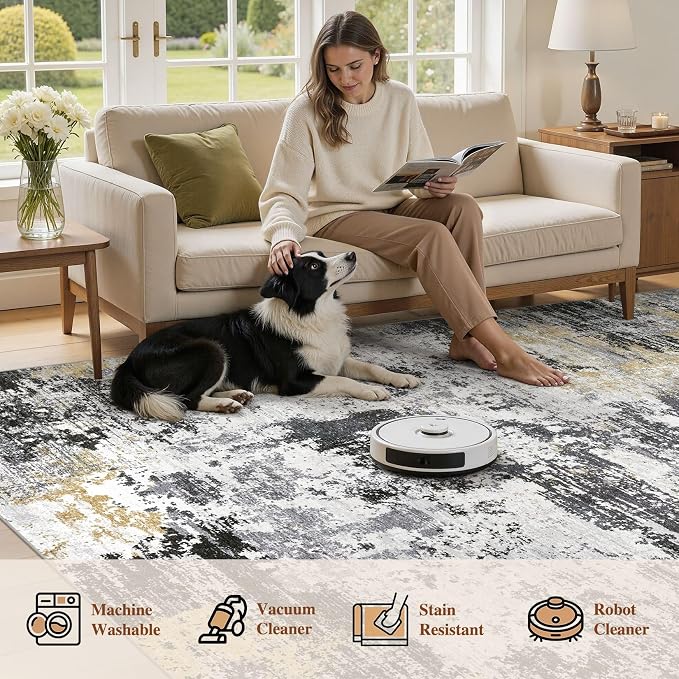 UERMEI 10x12 Area Rug for Living Room - Image 6
