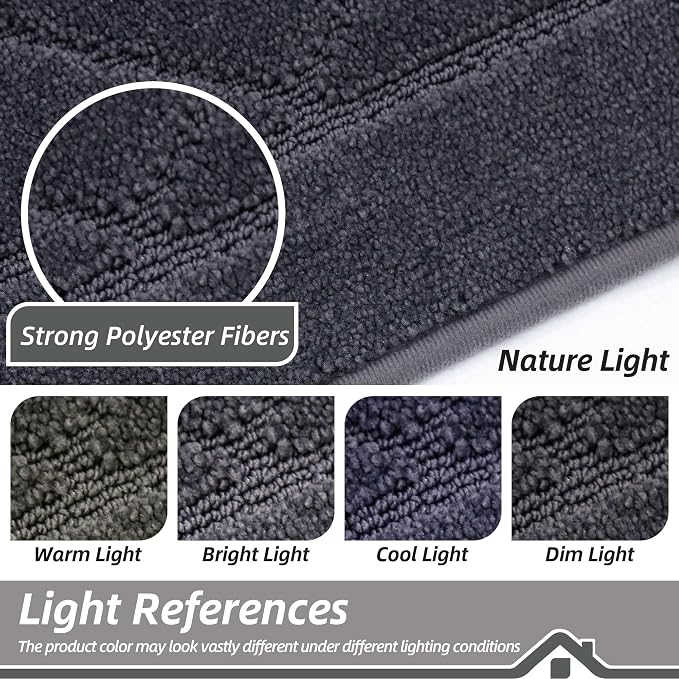 BEQHAUSE Dirt Trapper Door Mat 20" x 32", Doormat Non-Slip Entryway Rugs - Image 7
