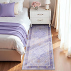 RELEANY Area Rugs Runner 2'x5' Washable Non-Slip, Floral Vintage Distress - Image 3