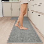SUMLANS Kitchen Mat Set of 2 PCS, Cushioned Non Slip Rugs - Image 2