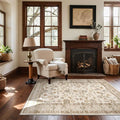 Machine Washable Entryway Throw Rug: Door Mat Indoor Entrance 4x6 Rug Small by palohom