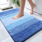 OLANLY Small Bathroom Rugs Mat 24x16, Extra Soft Absorbent Microfiber Bath Rugs by OLANLY