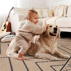 Tangsoo Easy Jute Rug 6x9 Washable Area Rugs - Image 7