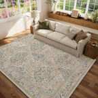 Washable Area Rugs for Living Room: 6x9 Bedroom Rug Vintage Area Rug Stain - Image 8