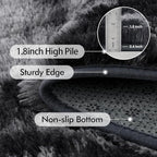 4x6 Ft Shag Rugs for Bedroom Living Room, Tie-Dyed Ultra Soft Fluffy Furry Area - Image 5
