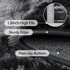 6x9 Ft Large Shag Rugs for Living Room Decor, Tie-Dyed Ultra Soft Fluffy Furry - Image 5