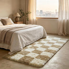 Shag Runner Rug for Bedroom Living Room 2x6 Upgrade Non-Slip Fluffy Soft - Image 3